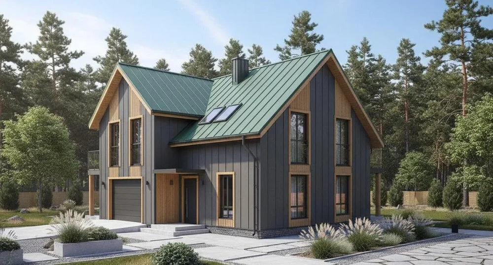 Проект Двухэтажный дом 10 на 19, 289 м2