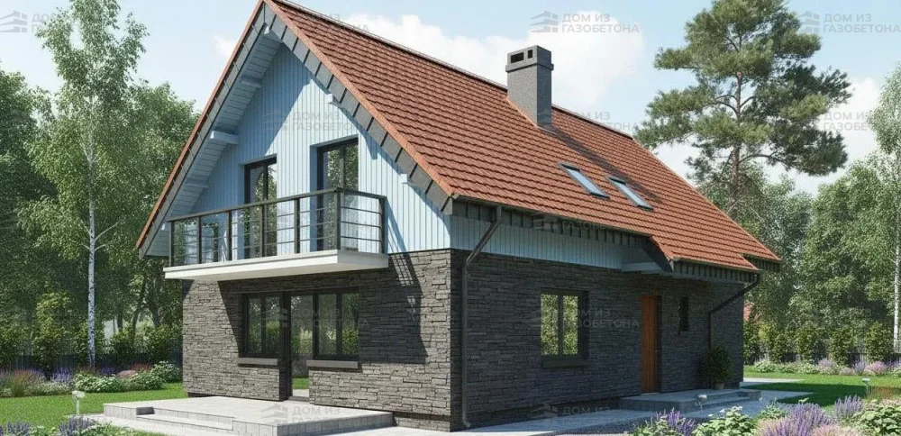 Проект Двухэтажный дом 9 на 15, 172 м2