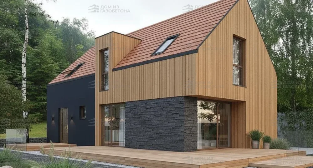 Проект Двухэтажный дом 8 на 14, 128 м2