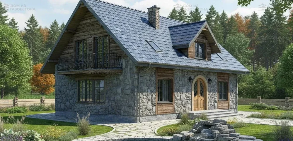 Проект Двухэтажный дом 14 на 9, 185 м2