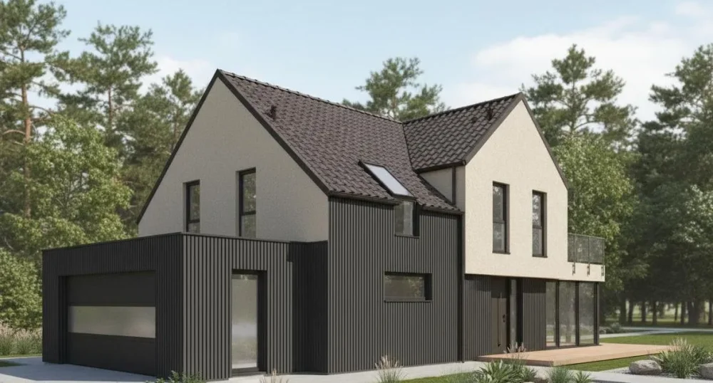 Проект Двухэтажный дом 22 на 13, 262 м2