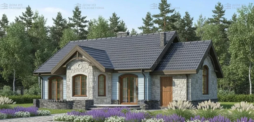 Проект Одноэтажный дом 12 на 13, 106 м2